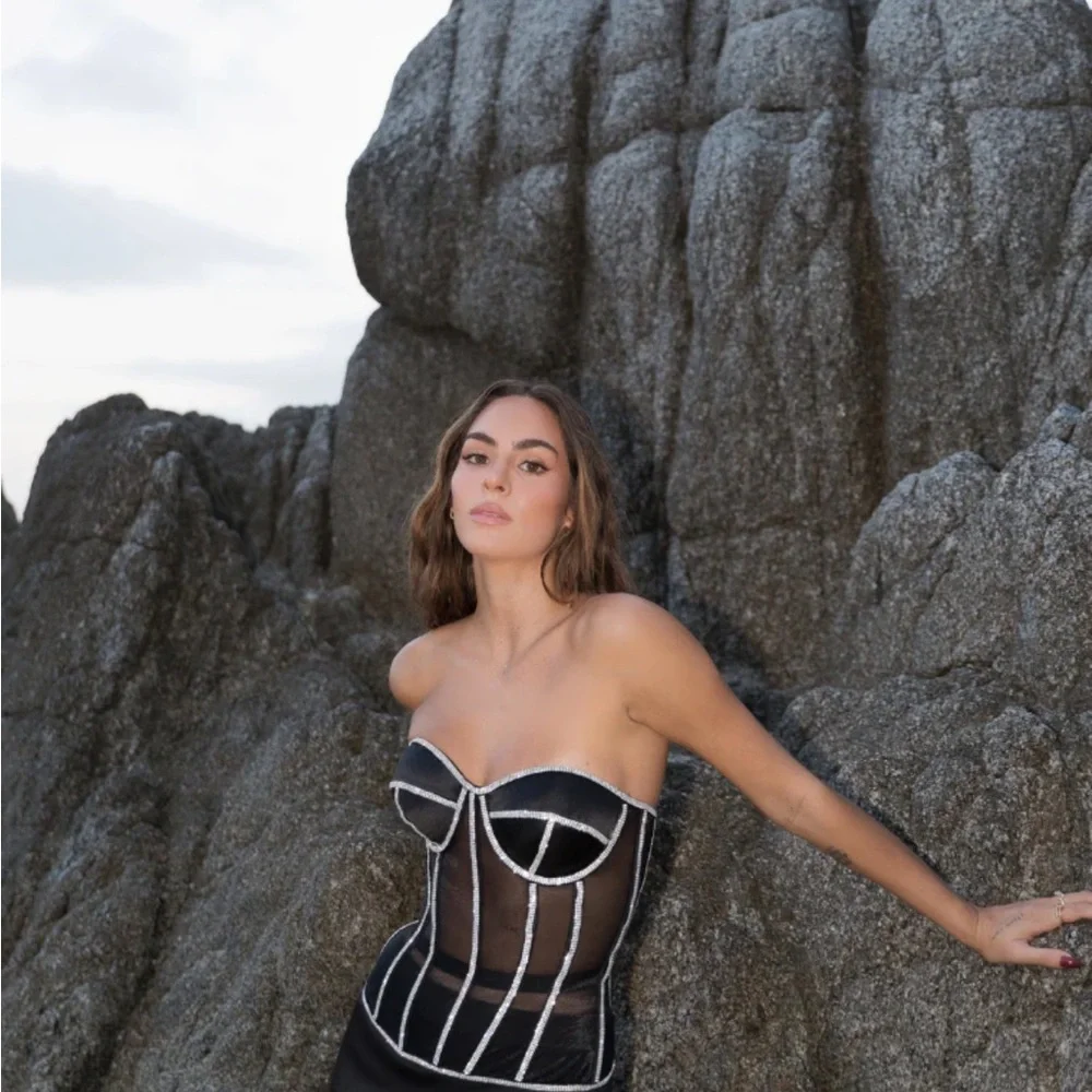 Perfect Corset NY Secret Form Bra with Rhinestones - Picture 5 of 7